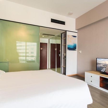Qingdao Jinshan We+ Holiday Apartment Exteriör bild