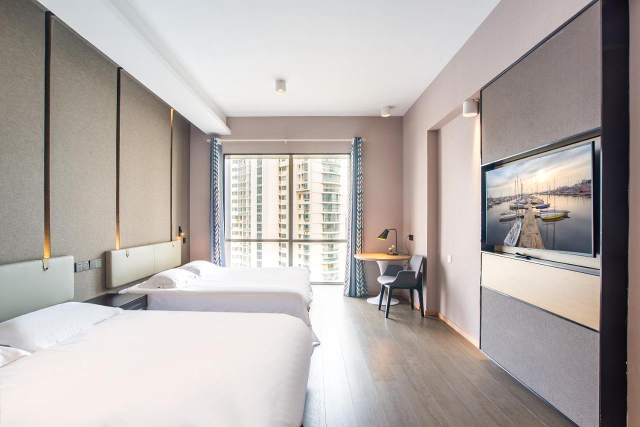 Qingdao Jinshan We+ Holiday Apartment Exteriör bild
