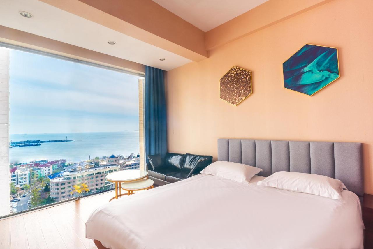 Qingdao Jinshan We+ Holiday Apartment Exteriör bild
