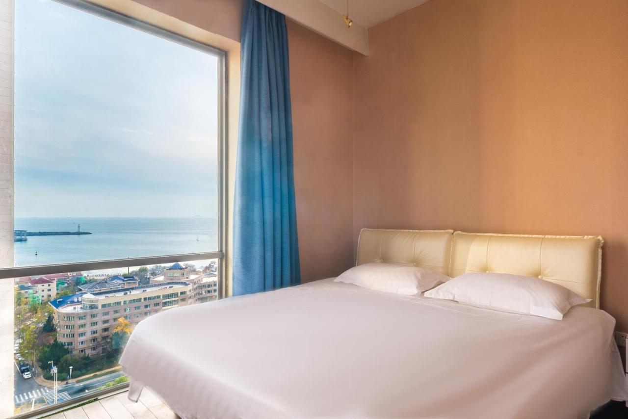 Qingdao Jinshan We+ Holiday Apartment Exteriör bild