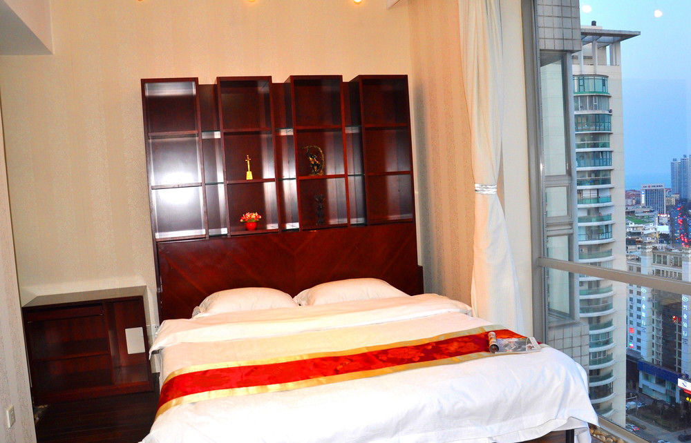 Qingdao Jinshan We+ Holiday Apartment Exteriör bild