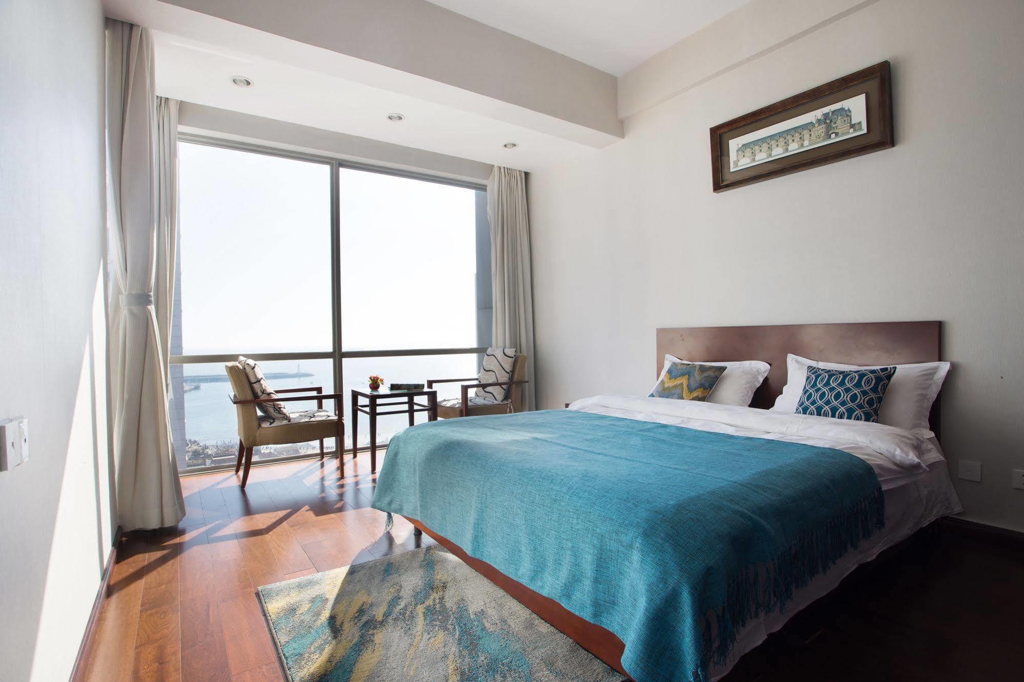 Qingdao Jinshan We+ Holiday Apartment Exteriör bild