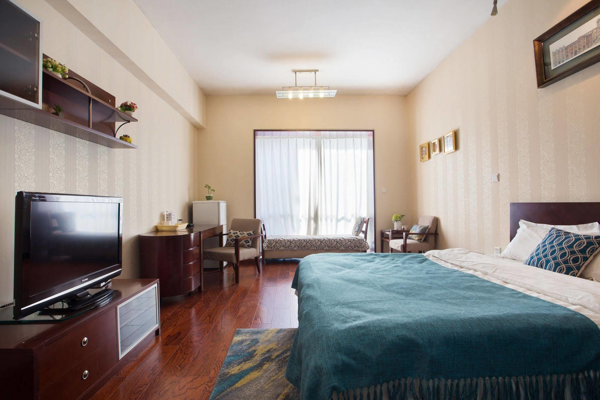 Qingdao Jinshan We+ Holiday Apartment Exteriör bild