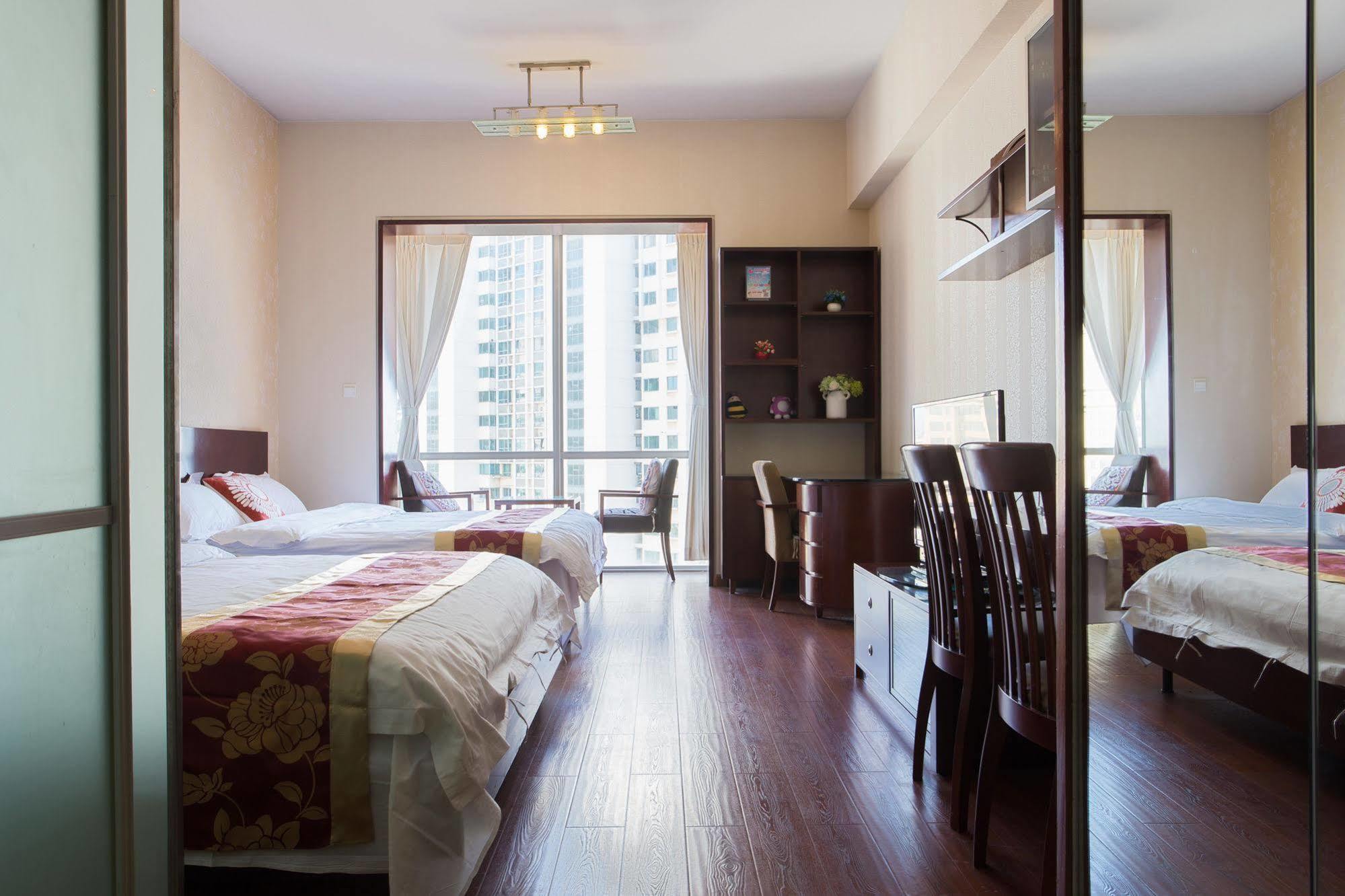Qingdao Jinshan We+ Holiday Apartment Exteriör bild